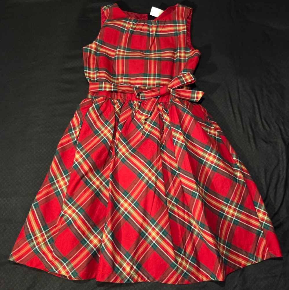 Carter's Red Plaid Formal Dress